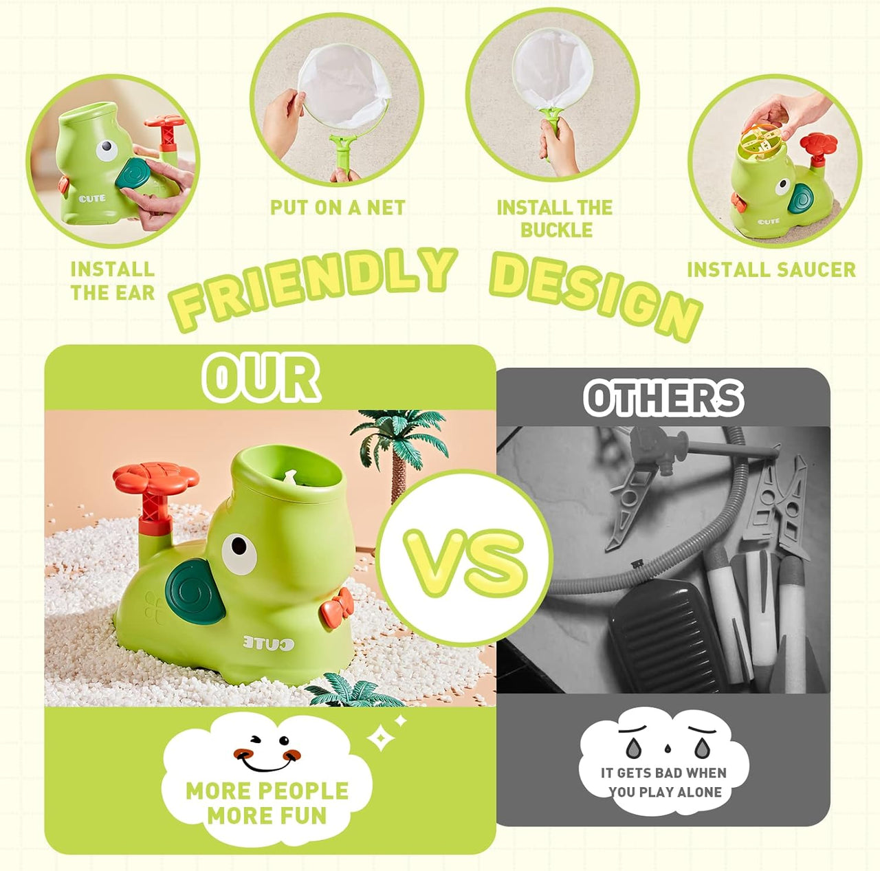 AeroFly – Rapide et amusant – Disque de jeu Frisbee pour l'extérieur