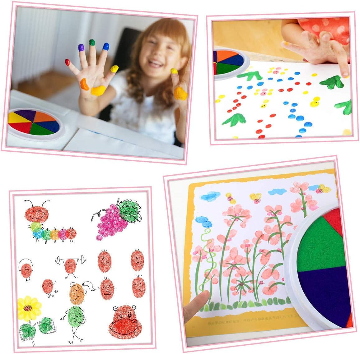 Paint Wheel™ - Peinture au doigt - Set de peinture pour enfants