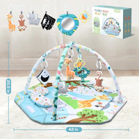 Thumbnail for SensoryHaven – 8-en-1 Croissance & Jeu – Tapis de jeu pour bébé