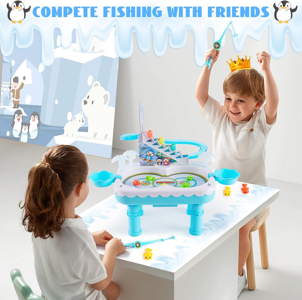 PenguinFun – Famille et enfants – Jeu de pêche et pingouin