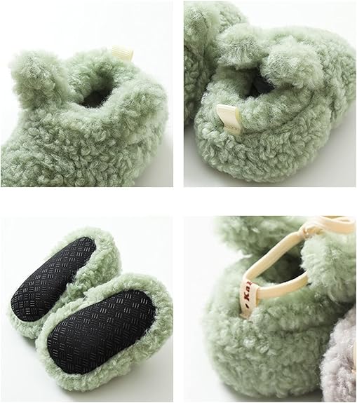 SnuggleBunny – Chaud et sûr – Pantoufles Bunny antidérapantes