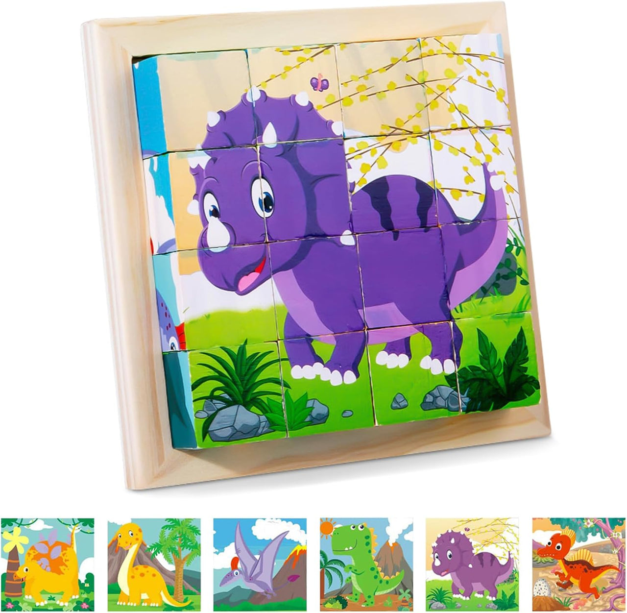 CubePuzzle – Ludique et éducatif – Puzzle en blocs de bois 3D