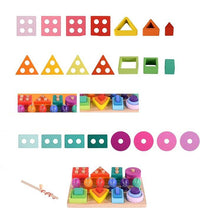 Thumbnail for Pêche colorée - Créatif et éducatif - Jeu de pêche en bois