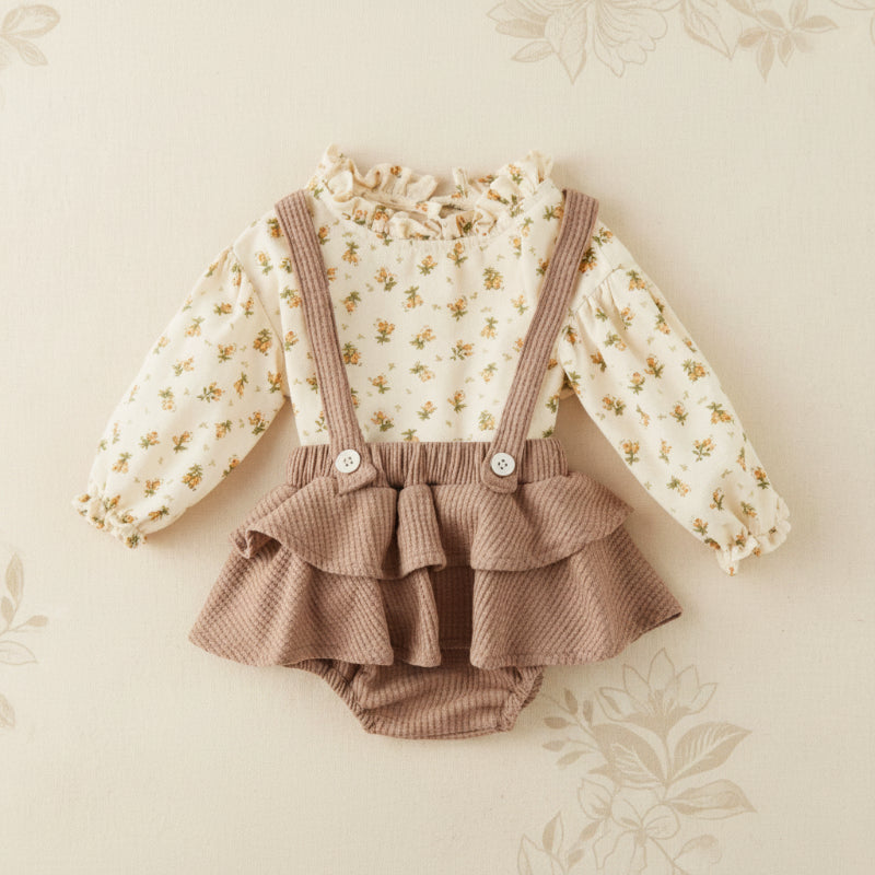 SweetPea – Tenue pour bébé fille avec volants et imprimé floral