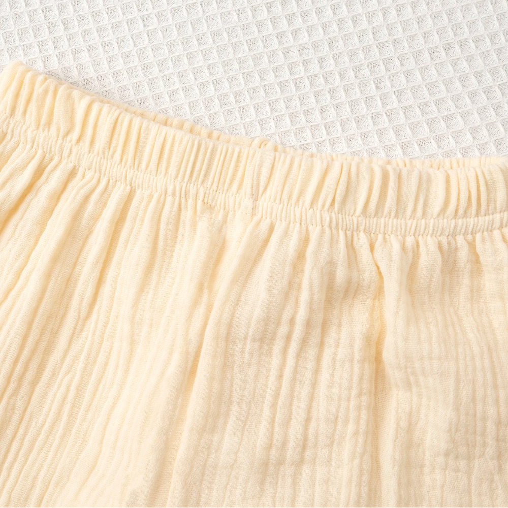 SoftCharm – Élégant et confortable – Ensemble pour fille avec haut à volants et pantalon long