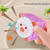 Thumbnail for SoftStack – Ludique et éducatif – Blocs empilables en forme d'animaux en peluche