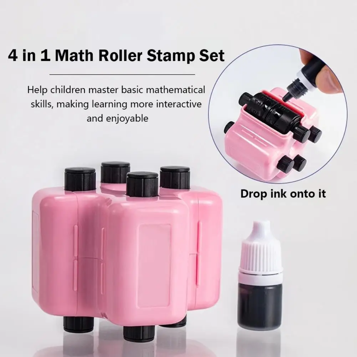MathRoll – Entraînement et préparation à l'école – Kit de rouleaux de calcul 4 en 1
