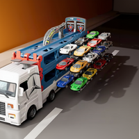 Thumbnail for CarHauler – Ludique et aventureux – Kit de jeu « Transporteur de voitures » avec des voitures de course