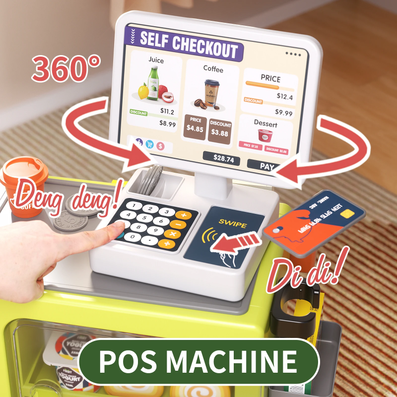 PlaySmart – Créatif et éducatif – Kit de jeu « Supermarché »