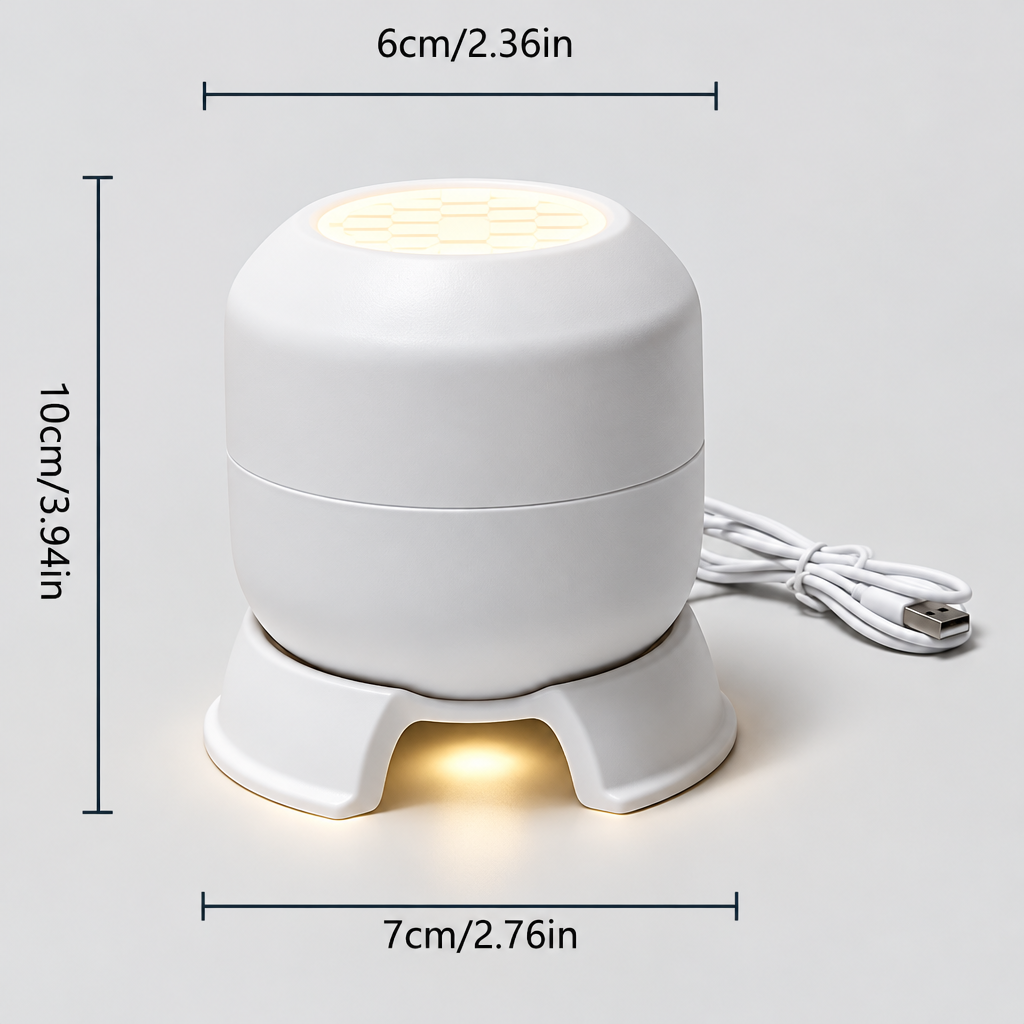 FrostyLight – Magique et plein d'ambiance – Lampe de projecteur rotative (Noël et Halloween)