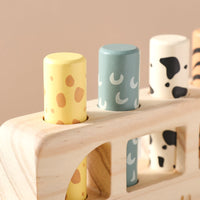 Thumbnail for PressBus – Montessori & Éducatif – Bus de jeu en bois à pousser