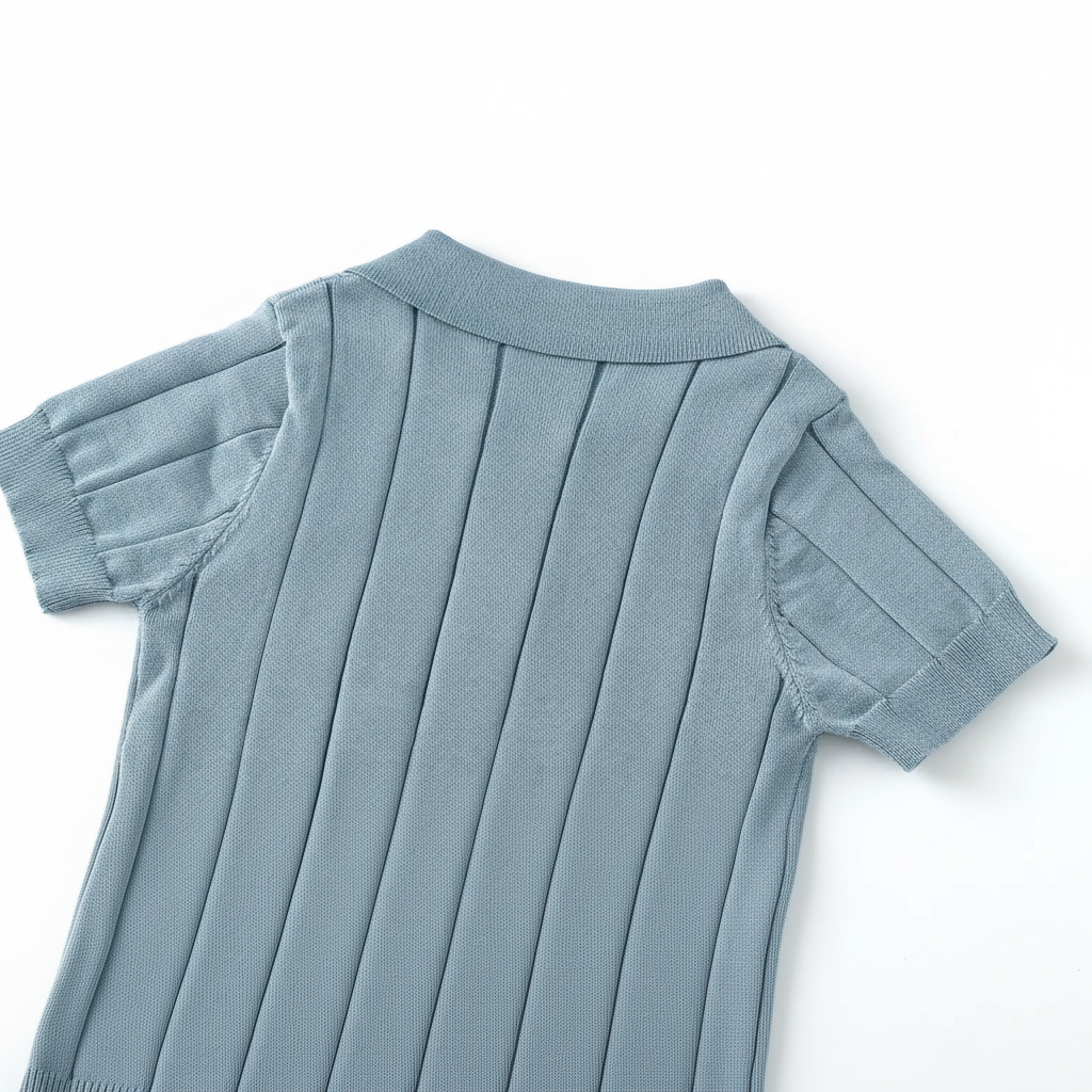 MiniLuxe – Élégant et confortable – Polo en tissu tricoté