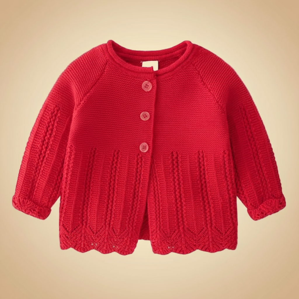 CozyCub – Confortable et tendance – Cardigan tricoté pour enfant