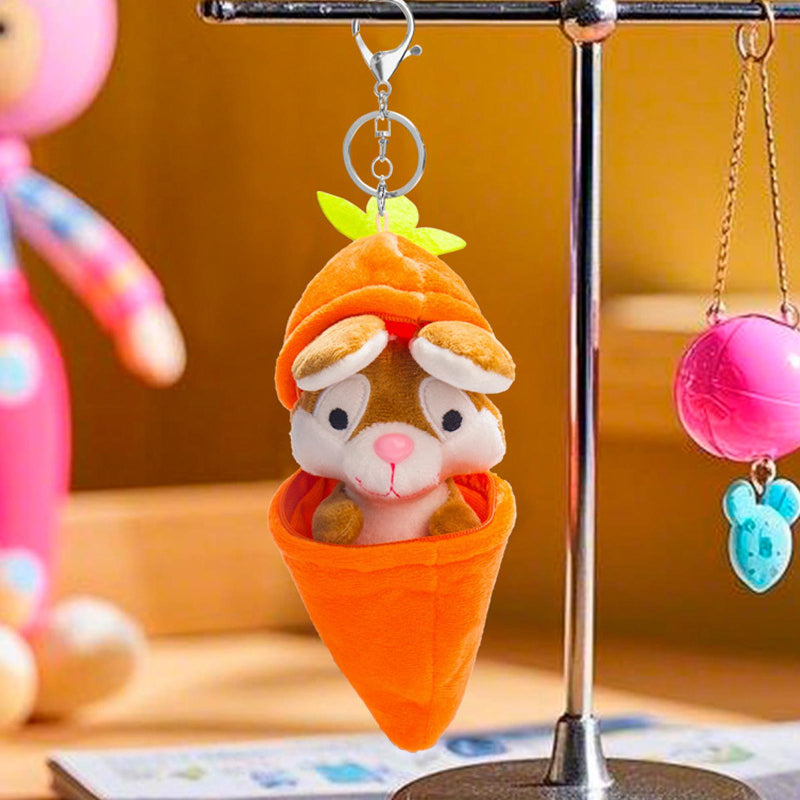 Personalized Bunny – Le cadeau de Pâques idéal - Lapin en peluche avec une carotte et son prénom