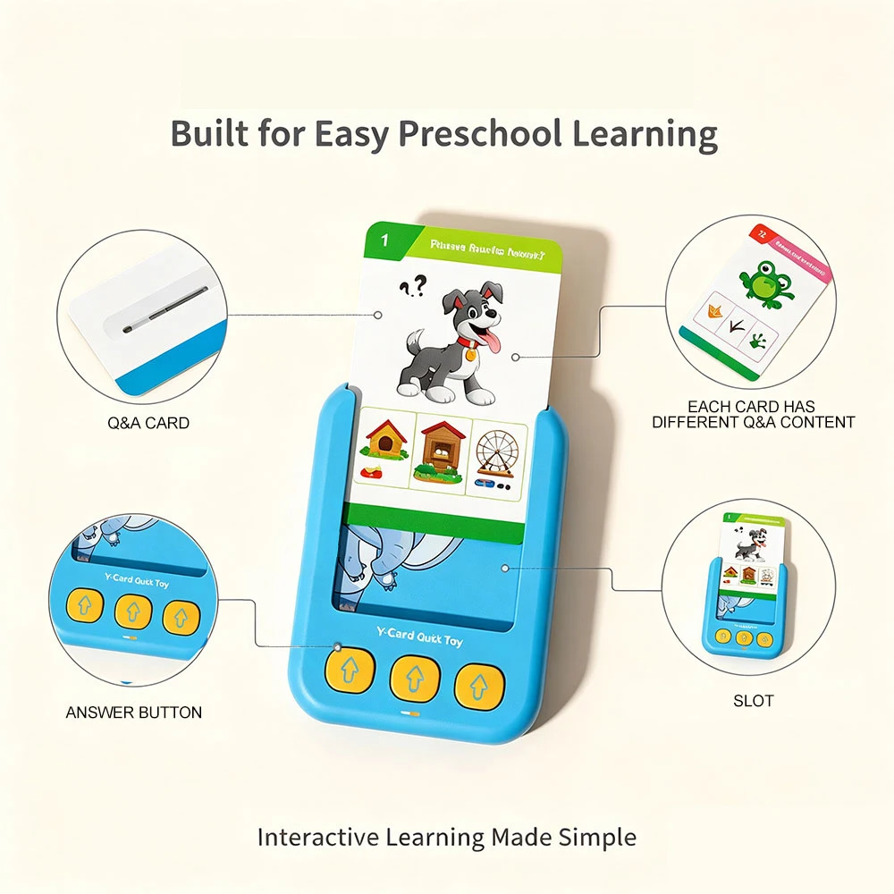 TalkyCards – Interactif et éducatif – Des cartes flash parlantes pour les enfants