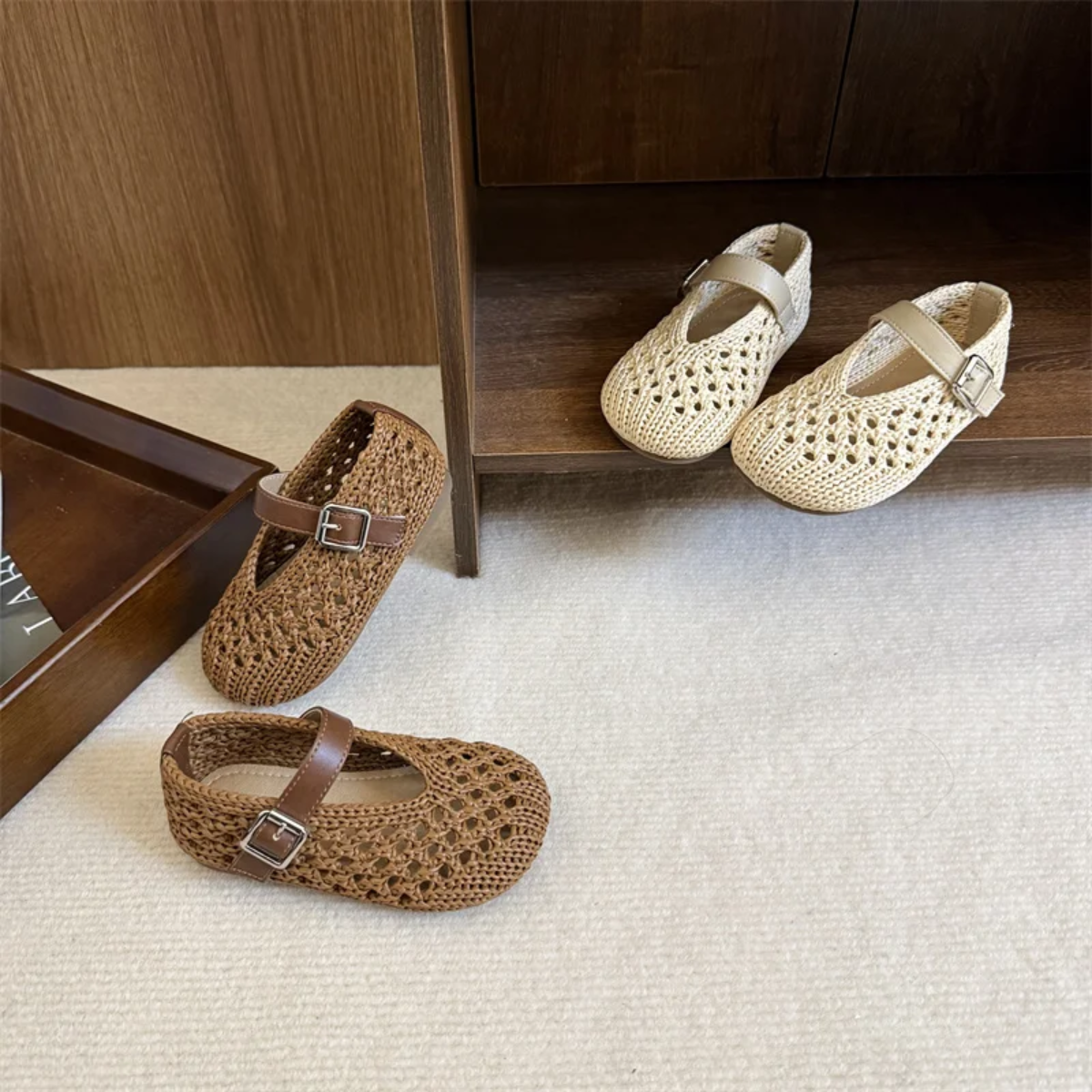 LittleWalkers – Confort et respirabilité – Ballerines Mary Jane