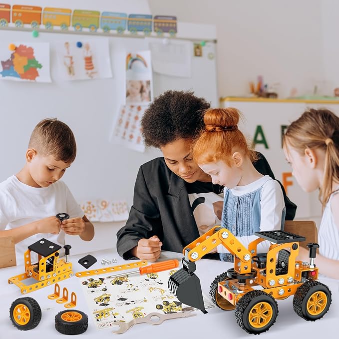 MetalBuild – Robuste et éducatif – Set de construction de véhicules