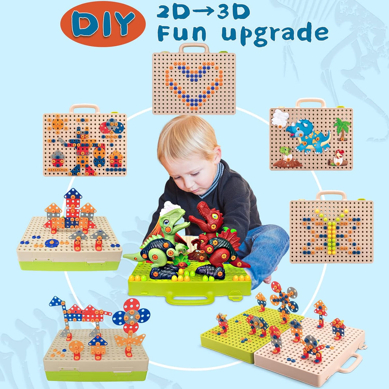 Little Dino Toolbox™ - Perçage et Création - Jouets de Construction Dino