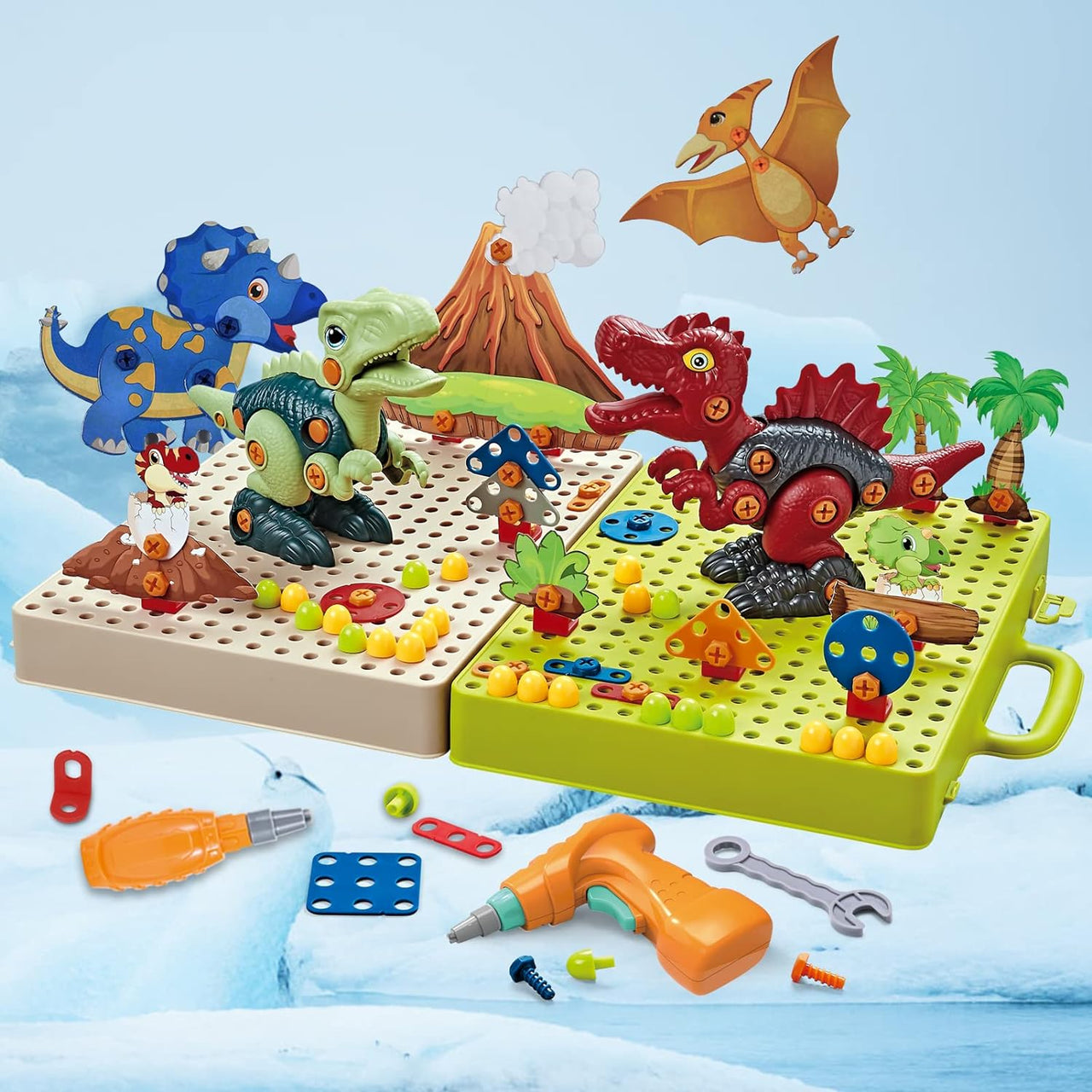 Little Dino Toolbox™ - Perçage et Création - Jouets de Construction Dino