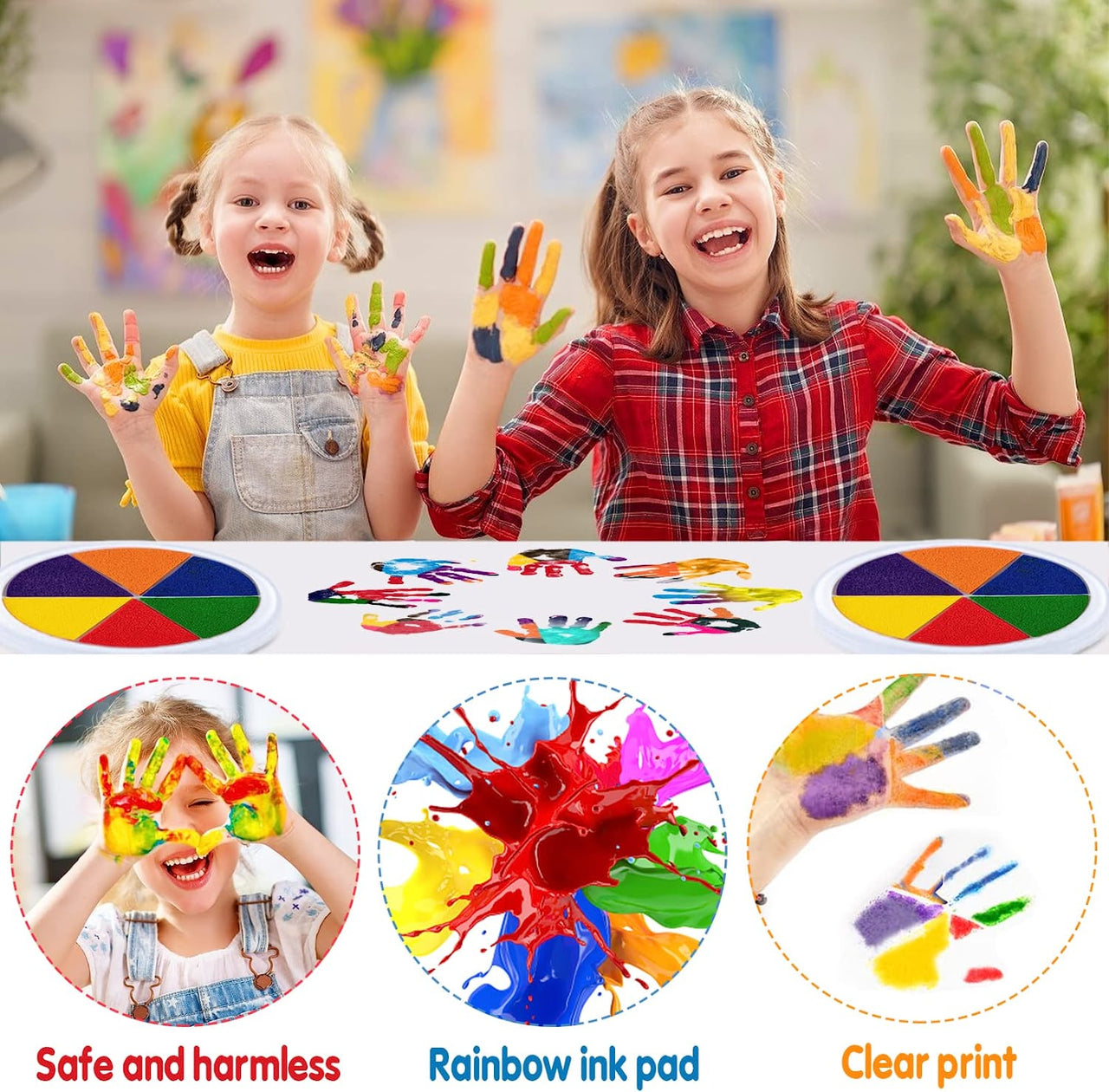 Paint Wheel™ - Peinture au doigt - Set de peinture pour enfants