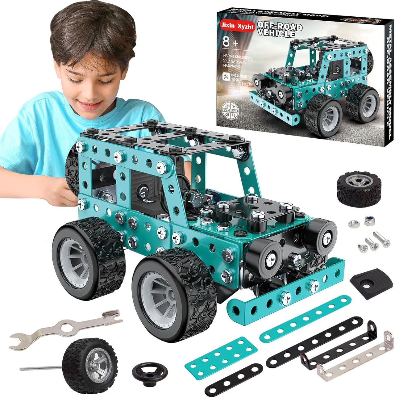 MetalBuild – Robuste et éducatif – Set de construction de véhicules