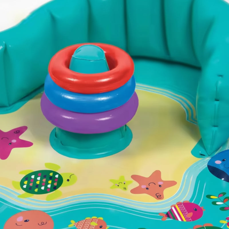SplashPlay – Sécurité et plaisir – Piscine pour bébés avec pare-soleil