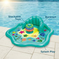 Thumbnail for SplashPlay – Sécurité et plaisir – Piscine pour bébés avec pare-soleil