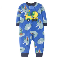 Thumbnail for WarmBuddy – Mignon et tout doux – Combinaison pour bébé en polaire avec imprimé de personnages de dessins animés