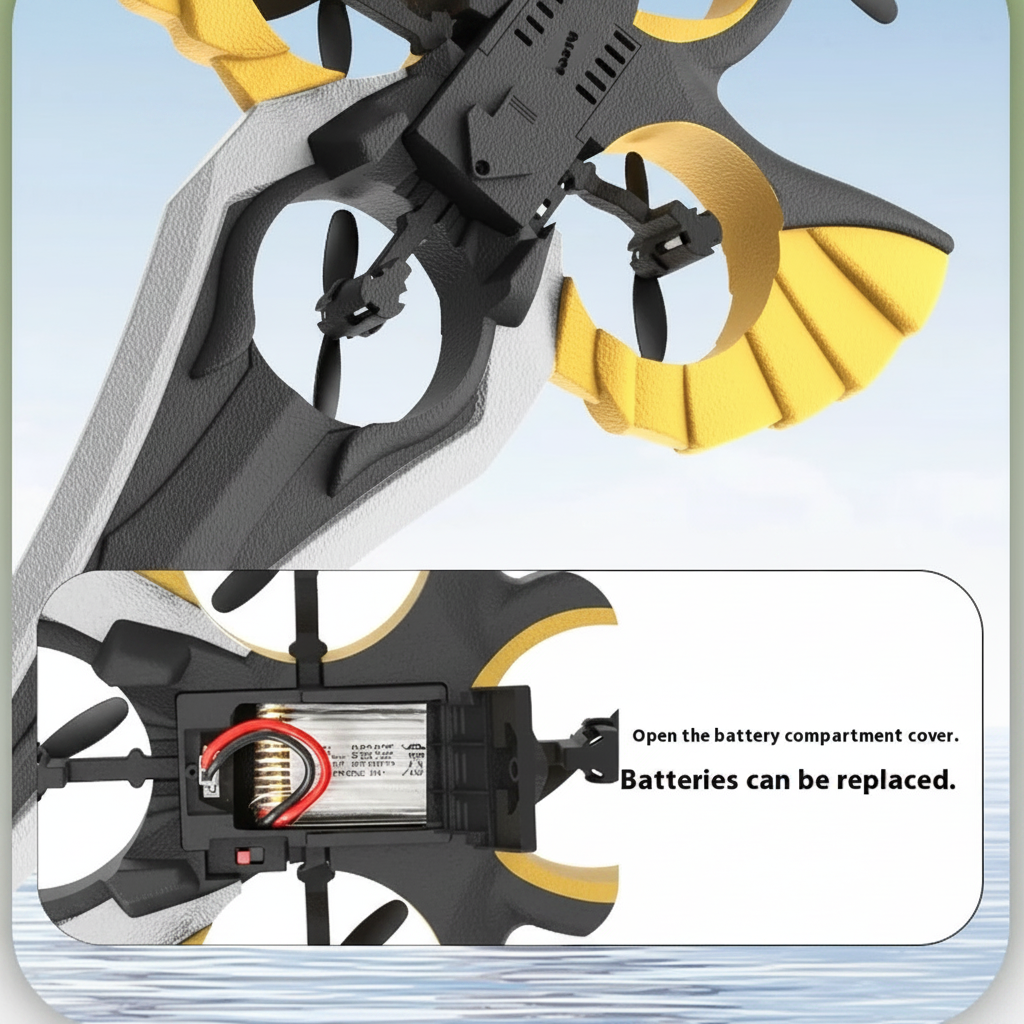 AirBlade – Ludique et interactif – Jouet volant télécommandé au design d'épée