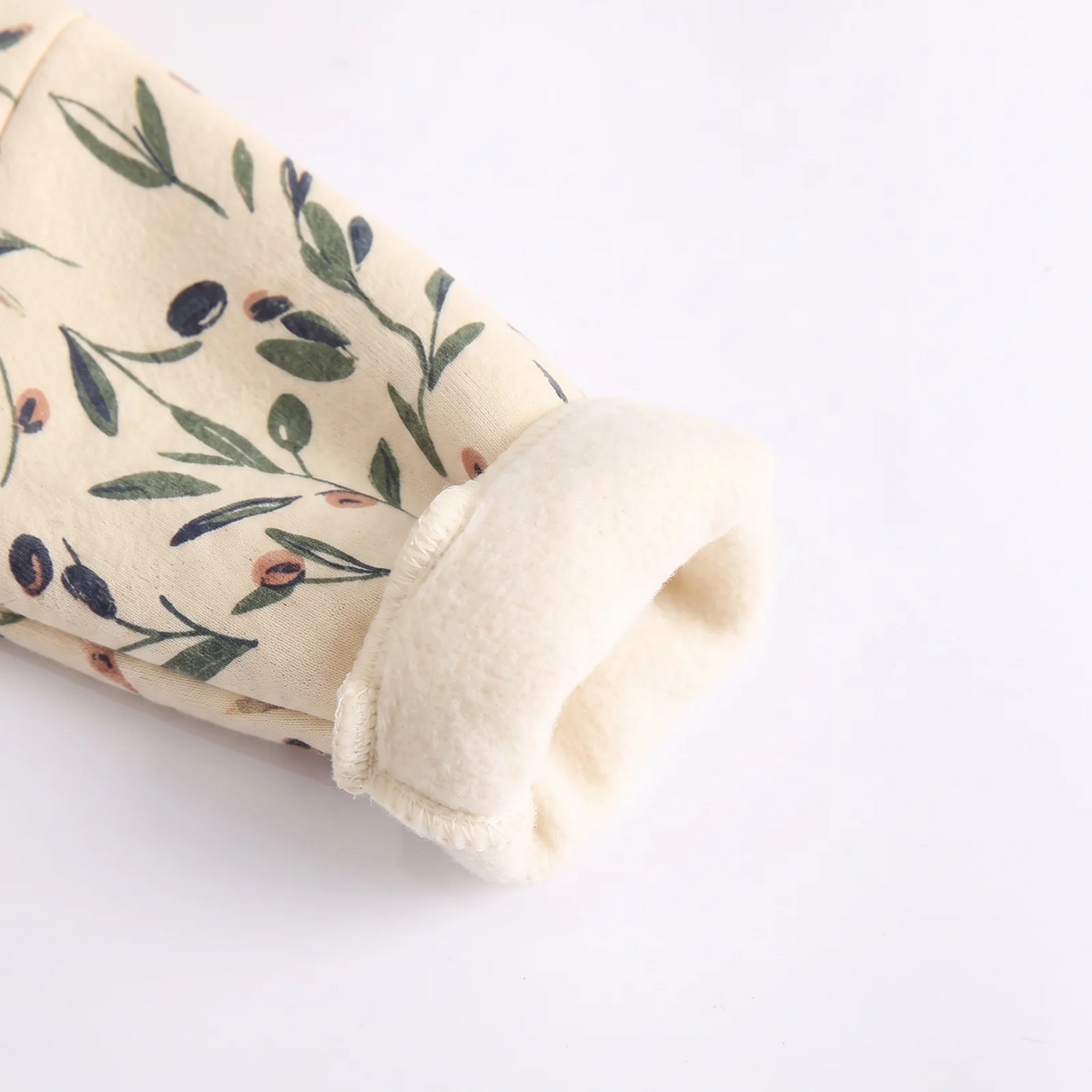 FloraCozy – Doux et chaud – Combinaison d'hiver pour bébé fille à motifs floraux