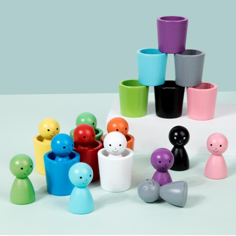 Canal de couleur – Apprentissage et découverte – Jeu Montessori de tri des couleurs en bois
