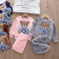 Thumbnail for CozyBear – Chaud et doux – Survêtement pour enfant avec motif d'ours