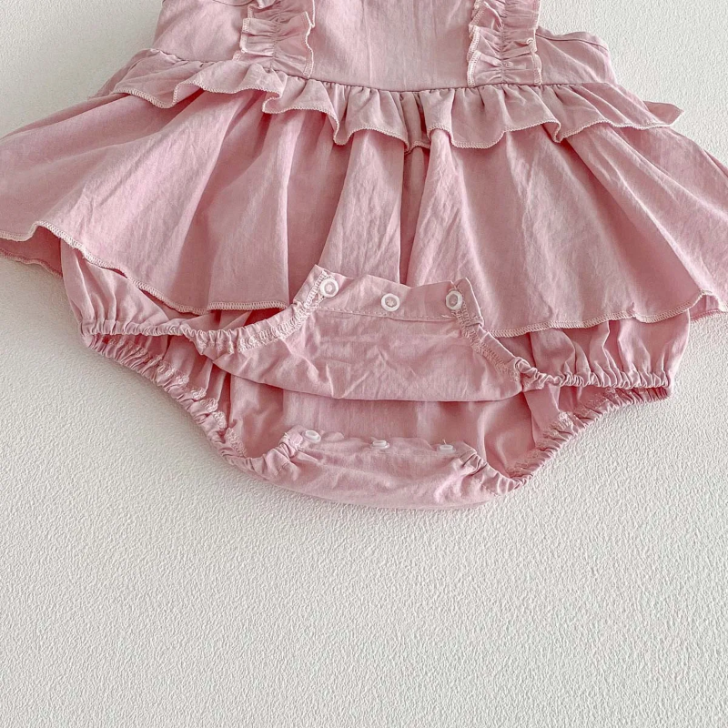 TinyBloom – Mignon et tout doux – Robe à volants pour bébé et tout-petit