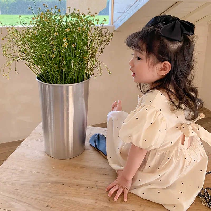 LittleTwinkle – Douce et confortable – Robe pour enfant à doubles nœuds