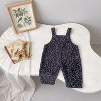 Thumbnail for LeopardChic – Tendance et confortable – Salopette pour fille à imprimé léopard