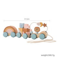 Thumbnail for TrainCount –  Classique et éducatif – Train Montessori en bois