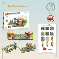 Thumbnail for Magnetic Road Blocks – Créatif et éducatif – Kit de construction « Chemins magnétiques »