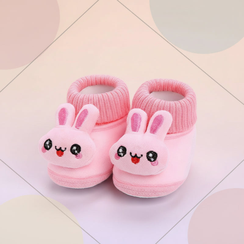 CuddleSteps – Chaudes et antidérapantes – Chaussons pour bébés animaux