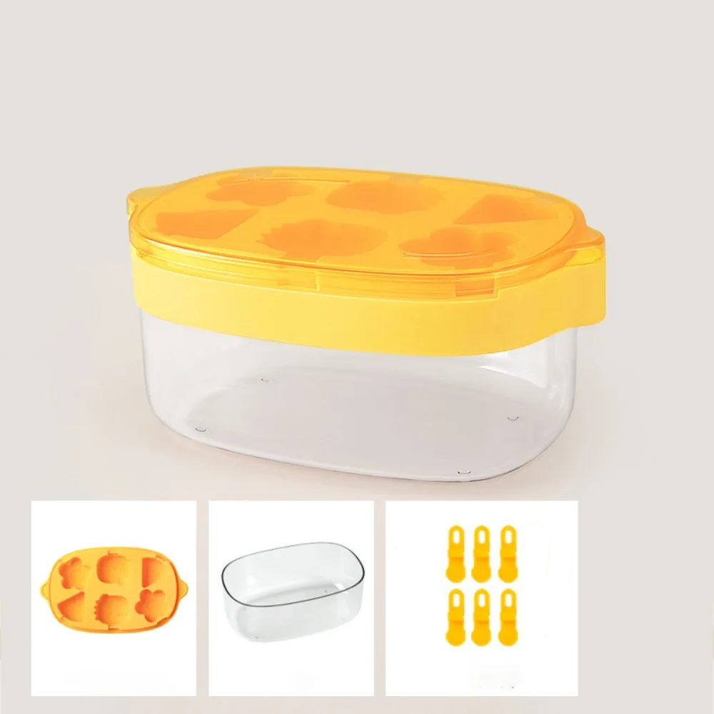 LollyFun – Créatif et pratique – Moule à glaces en silicone avec boîte de conservation