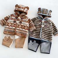 Thumbnail for LittleWarm – Confortable et élégant – Manteau d'hiver au motif Fair Isle