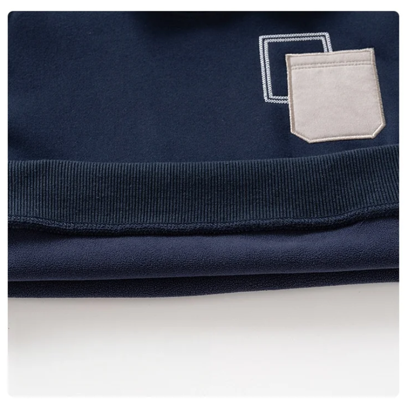 CoolJunior – Chaleureux et élégant – Pull pour garçon avec col en denim