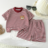 Thumbnail for Kids Stripe Outfit – Tendance et confort – Tenue d'été pour enfants