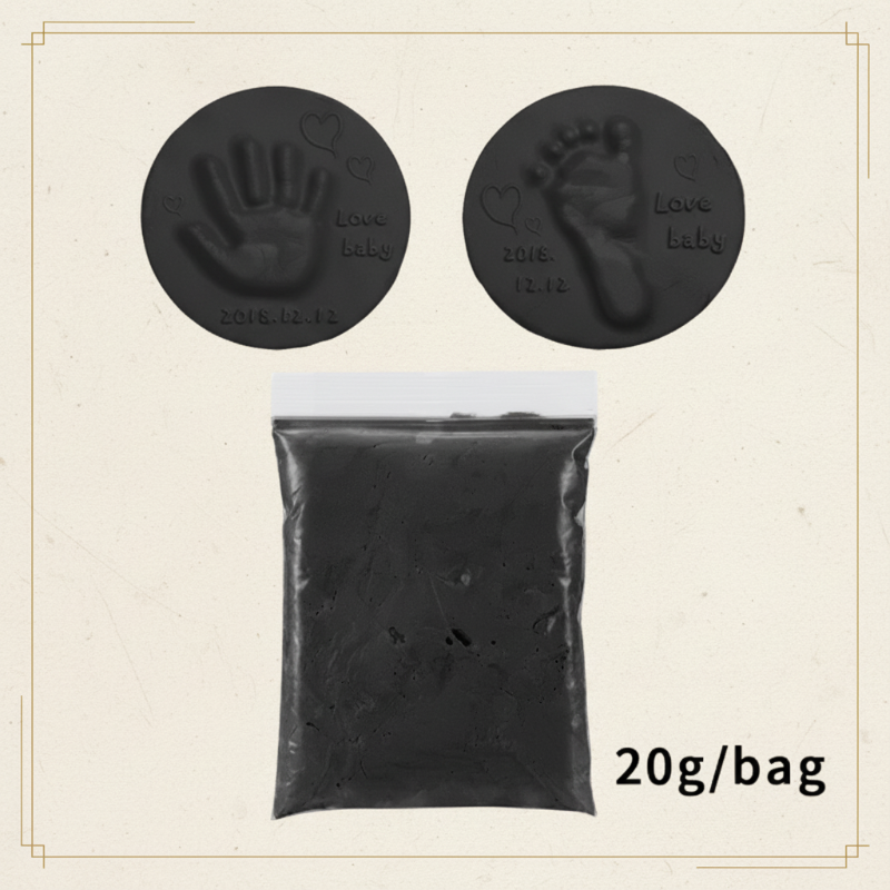Baby Imprint Clay Kit – Souvenir & Unique – Kit d'empreintes en argile