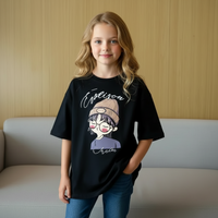Thumbnail for CuteStyle – Tendance et confortable – T-shirt à imprimé cartoon oversize