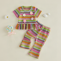 Thumbnail for RainbowBloom – Coloré et mignon – Tenue pour enfant « Flower Power »