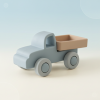 Thumbnail for Montessori Silicone Toy Car – Sûr et adapté à la dentition – Jouet de dentition en silicone en forme de véhicule