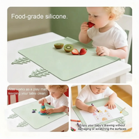 Thumbnail for BabySafe – Pratique et hygiénique – Set de table en silicone à rebord surélevé