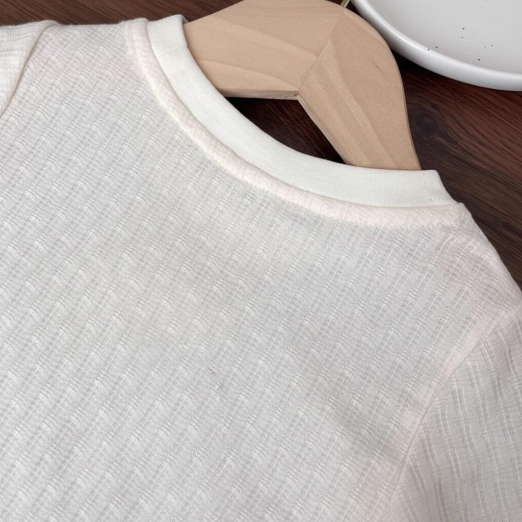 Polo Premium – Doux et mignon – T-shirt à bordure en dentelle
