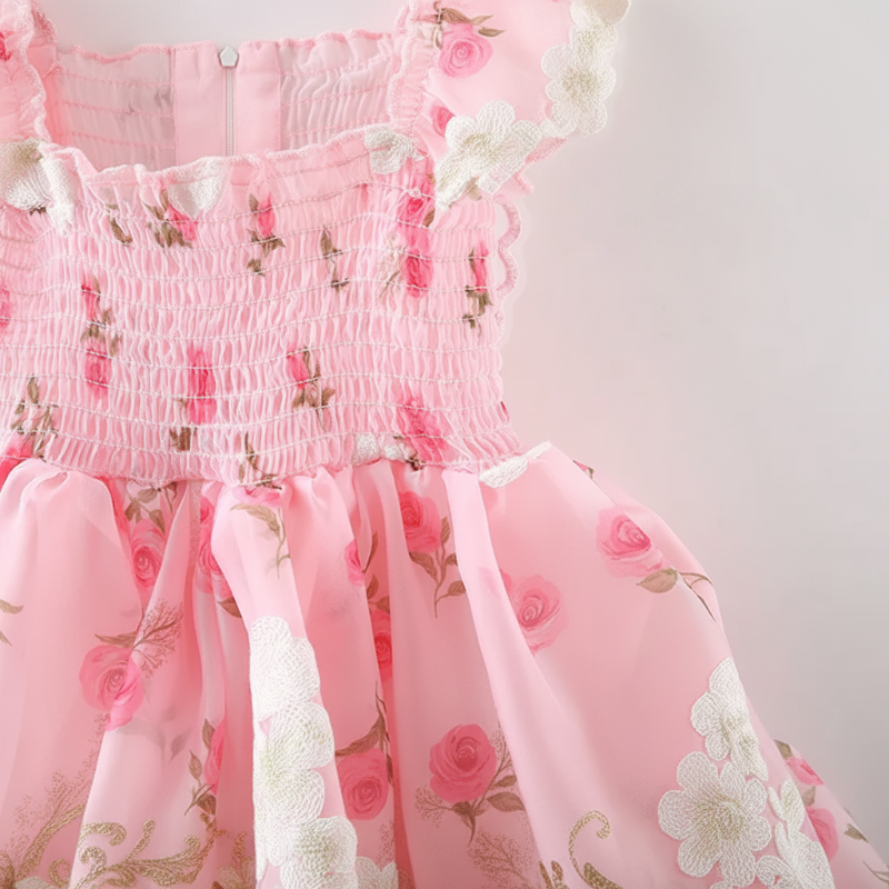 Girls Butterfly Dress – Mignonne et légère – Robe pour enfant