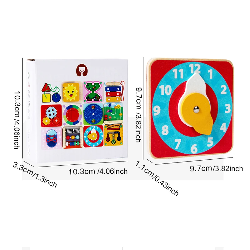 TinySkills – Créatif et éducatif – Tableau d'activités magnétique Montessori